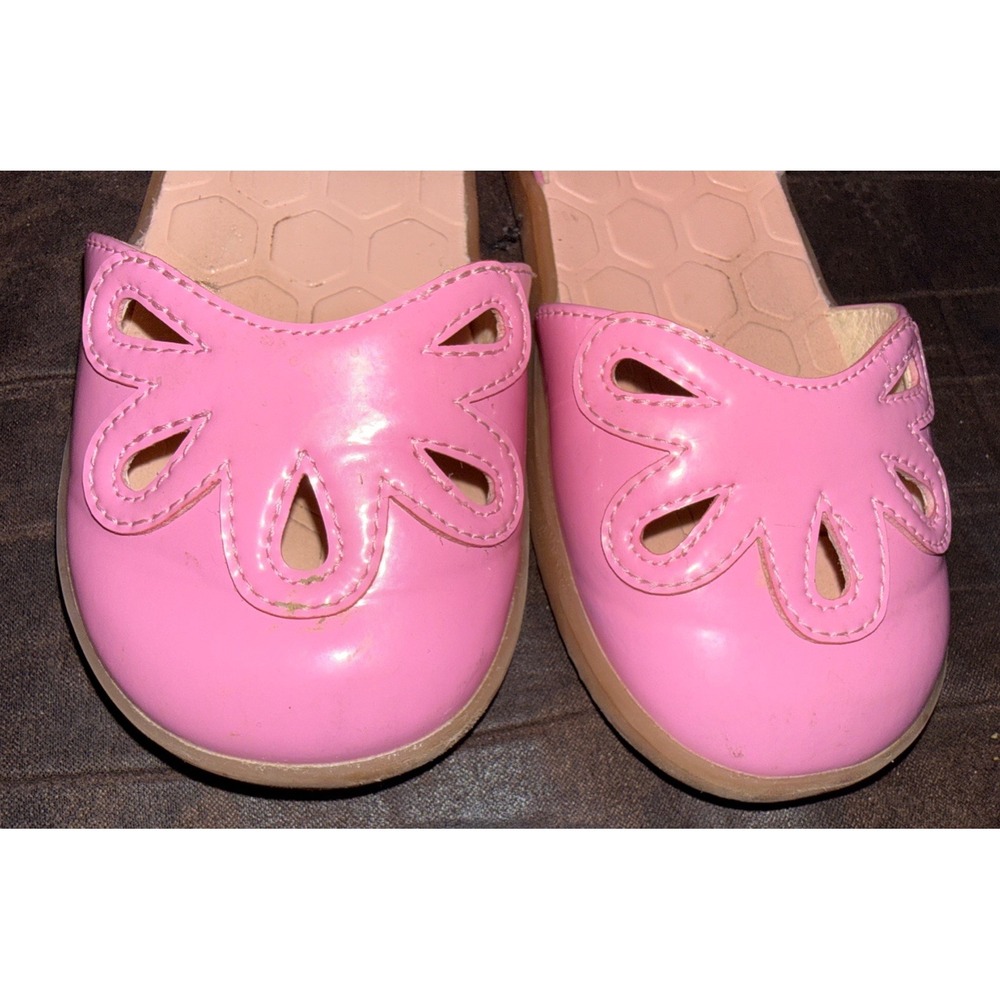 EUC Livie and Luca PINK Petal Mary Jane Shoes, Little Girls Size 11 Spring